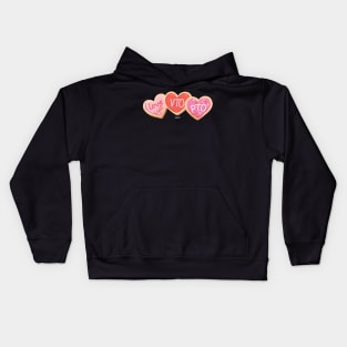 Valentines Day Coworker Swagazon PTO VTO Valentine Cookie Kids Hoodie